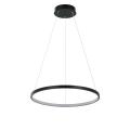 Lampa wisząca RING LED z barwą neutralną do nowoczesnego salonu LP-909/1P 4S BK Light Prestige