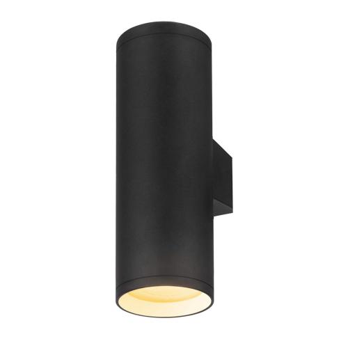 Kinkiet w kształcie tuby dwukierunkowy TORRE czarny 2xGU10 LP-108/1W BK Light Prestige