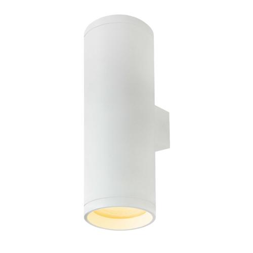 Kinkiet tuba biały prosty góra dół TORRE do hotelowego holu LP-108/1W WH Light Prestige