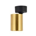 Reflektorek sufitowy regulowany SNOW na GU10 złoto czarny do salonu LP-731/1W GD Light Prestige