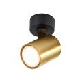 Reflektorek sufitowy regulowany SNOW na GU10 złoto czarny do salonu LP-731/1W GD Light Prestige