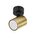 Reflektorek sufitowy regulowany SNOW na GU10 złoto czarny do salonu LP-731/1W GD Light Prestige
