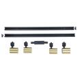 Zestaw szynowy 1fazowy 4 reflektorki SNOW SET GU10 złote na szynie LP-737 GD SET Light Prestige