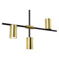 Dekoracyjna lampa wisząca do jadalni ARIZONA czarno-złota LP-074/6PL BK/GD Light Prestige
