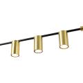 Dekoracyjna lampa wisząca do jadalni ARIZONA czarno-złota LP-074/6PL BK/GD Light Prestige