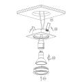 Punktowe źródło światła oczko LAGOS do łazienki białe LP-440/1RS WH Light Prestige