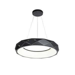 Lampa wisząca REUS z nowoczesnym źródłem LED 4000K do salonu LP-8069/1P LED BK Light Prestige