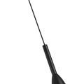 Lampa wisząca w stylu industrialnym SOLIN czarna z metalowym kloszem LP-181/1P BK Light Prestige