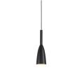 Lampa wisząca w stylu industrialnym SOLIN czarna z metalowym kloszem LP-181/1P BK Light Prestige