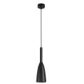 Lampa wisząca w stylu industrialnym SOLIN czarna z metalowym kloszem LP-181/1P BK Light Prestige