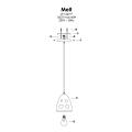 Lampa wisząca Melt 1 LP-126/1P Light Prestige