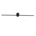 Nowoczesna lampa ścienna MODERN SLIM nad lustro czarna LED 1100lm barwa ciepła LP-777/1W L BK Light Prestige
