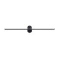 Nowoczesna lampa ścienna MODERN SLIM nad lustro czarna LED 1100lm barwa ciepła LP-777/1W L BK Light Prestige