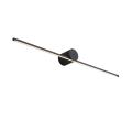 Nowoczesna lampa ścienna MODERN SLIM nad lustro czarna LED 1100lm barwa ciepła LP-777/1W L BK Light Prestige