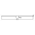 Nowoczesna lampa ścienna MODERN SLIM nad lustro czarna LED 1100lm barwa ciepła LP-777/1W L BK Light Prestige