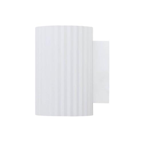 Nowoczesny kinkiet ścienny biały TOKIO z charakterystycznym prążkowaniem G9 LP-787/1W WH Light Prestige