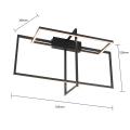 Plafon Frame 3D 3000K czarna LP-980/3D3 BK Light Prestige