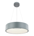 Lampa wisząca centralna MALAGA LED szara do salonu LP-622/1P GREY Light Prestige
