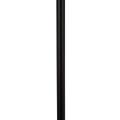 Nowoczesna lampa podłogowa czarna DORADO z mlecznymi szklanymi kloszami LP-002/3F BK Light Prestige
