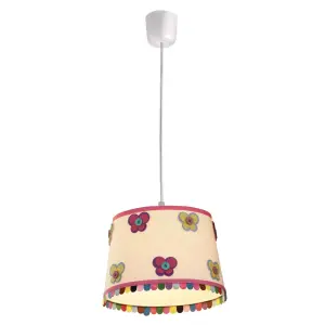 Lampa wisząca dziecięca BUTTERFLY z motylkami LP-PD024 RÓŻ. Light Prestige