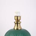 Lampka sypialniana TAMIZA w stylu glamour z zielonym kloszem LP-1515/1T big green Light Prestige