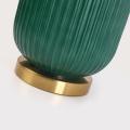 Lampka sypialniana TAMIZA w stylu glamour z zielonym kloszem LP-1515/1T big green Light Prestige