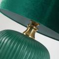 Lampa stołowa TAMIZA luksusowy akcent do sypialni z abażurem na E27 LP-1515/1T small green Light Prestige