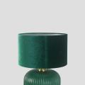 Lampa stołowa TAMIZA luksusowy akcent do sypialni z abażurem na E27 LP-1515/1T small green Light Prestige