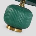 Lampa stołowa TAMIZA luksusowy akcent do sypialni z abażurem na E27 LP-1515/1T small green Light Prestige