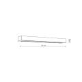 Kinkiet ścienny IBROS LED 12W z przełącznikiem barwy światła do łazienki IP44 GS-LWA-12W BK CCT Light Prestige