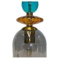 Lampa TROPEA z przydymionym szklanym kloszem na E27 nad stół LP-2004/1P M SM Light Prestige