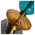 Lampa TROPEA z przydymionym szklanym kloszem na E27 nad stół LP-2004/1P M SM Light Prestige