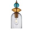 Lampa TROPEA z przydymionym szklanym kloszem na E27 nad stół LP-2004/1P M SM Light Prestige