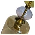 Lampa TROPEA nowoczesny szklany klosz Bursztynowo-różowy na E27 LP-2004/1P S AM Light Prestige