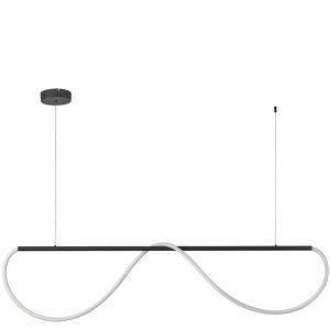 Lampa wisząca  poprzeczna LED MALECA M z regulacją barwy LP-2345/1P M BK Light Prestige