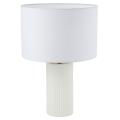 Elegancka lampka TOKIO z abażurem na szafkę nocną LP-787/1T biała Light Prestige