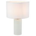 Elegancka lampka TOKIO z abażurem na szafkę nocną LP-787/1T biała Light Prestige