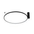 Lampa sufitowa plafon czarny RING S LED CCT do nowoczesnego salonu LP-909/1C S BK CCT Light Prestige