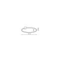 Lampa sufitowa RING LED czarny zmienna barwa do holu LP-909/1C L BK CCT Light Prestige