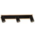 Listwa sufitowa czarna PARMA z ruchomymi reflektorkami 3xGU10 + LED CCT LP-0612/3WS BK Light Prestige