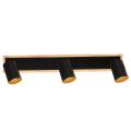 Listwa sufitowa czarna PARMA z ruchomymi reflektorkami 3xGU10 + LED CCT LP-0612/3WS BK Light Prestige