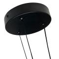 Lampa wisząca czarny ring złote elementy z serii PLUM LP-0407/1P M BK Triangle Light Prestige