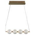 Lampa wisząca Diamond 4 4xLED CCT złota LP-2202/4L GD Light Prestige