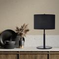 Nocna lampka na szafkę FOGO czarna ze sznureczkami do włączania LP-0304/2T BK Light Prestige