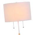 Elegancka lampa stojąca do sypialnia białe FOGO LP-0304/2F WH Light Prestige