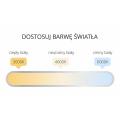 Lampa wisząca HALIFAX dwa czarne ringi LED z regulacją barwy światła LP-940/2P BK CCT Light Prestige