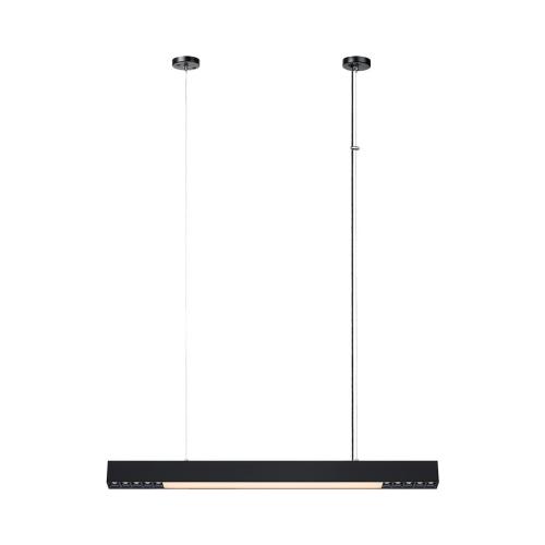 Listwa LED 32W nad wyspę z serii CALI czarna 80cm z regulacją barwy światła Tuya LP-1301/1P M BK Smart Light Prestige