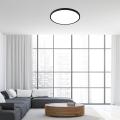 Minimalistyczny plafon czarny LED CALIFORNIA przełącznik barwy światła  LP-2505/1C-30 BK Light Prestige