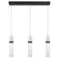 Lampa wisząca AMBIENTE grafitowa z trzema ozdobnymi kloszami LED LP-1510/3L GR Light Prestige