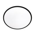 Nowoczesny plafon PRYZMA LED czarny z podświetleniem sufitu przełącznik CCT LP-1707/1C-38 BK Light Prestige